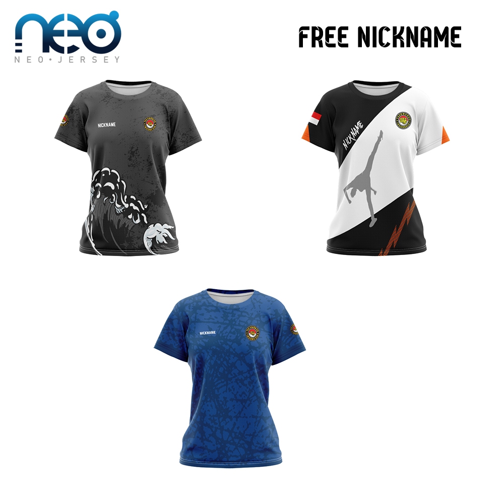 Jersey Taekwondo | Jersey Taekwondo Wanita | Jersey Taekwondo Custom | Kaos Taekwondo | Bela Diri Je