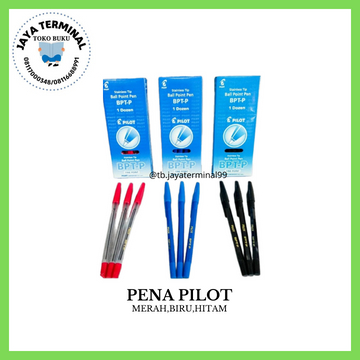

PENA PILOT pulpen pilot bolpoin pilot hitam 12 pcs BPTP pilot bolpoint