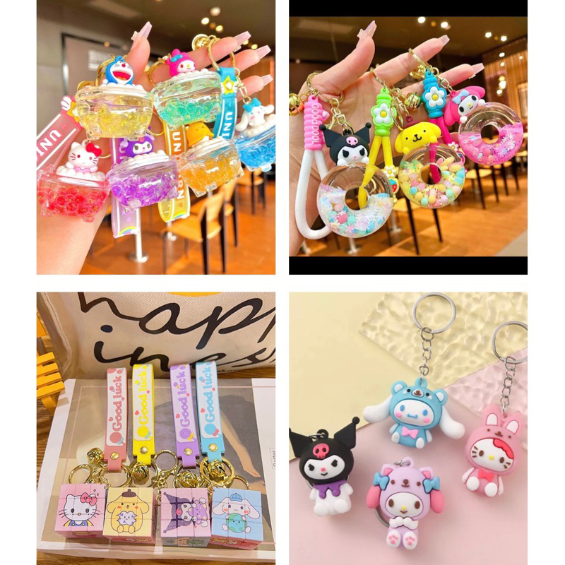 GANTUNGAN KUNCI LABUBU KALKULATOR KACA PUZZLE KSTRBOARD HT 289 KERANJANG CERMIN DOMPET KUROMI RUBIK 