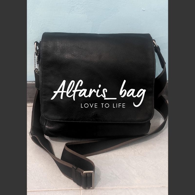Tas Second Coc Messenger Black Ori