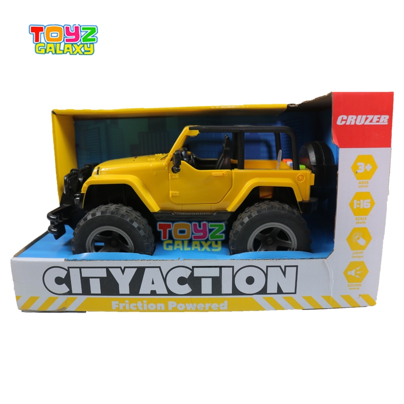 Cruzer City Action Jeep - Kuning