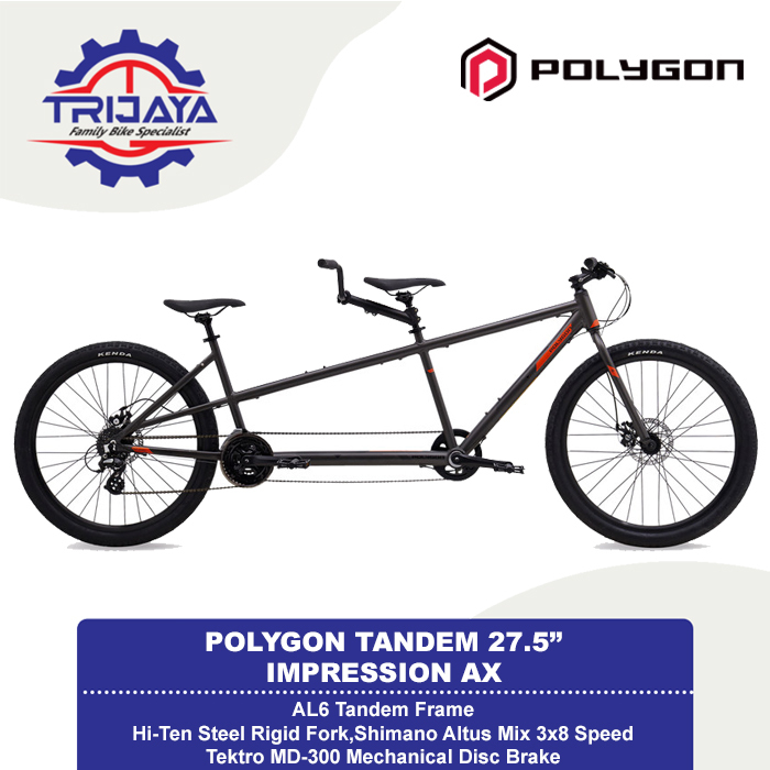 Polygon Impression AX [27.5 inch] Sepeda Tandem 8 Speed