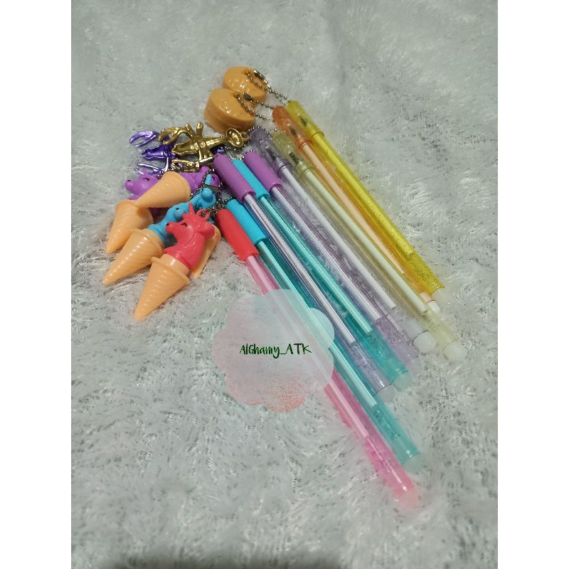 

pulpen gantung / pulpen karakter / pulpen gel