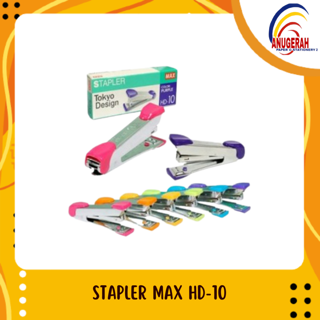 

STAPLER MAX HD-10 PASTEL COLOUR(PCS)