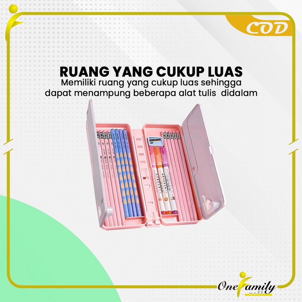 

Jual Produk ONE-A73 Tempat Pensil 2IN1 Multifungsi dengan Tatakan Buku dan Papan Tulis Praktis /