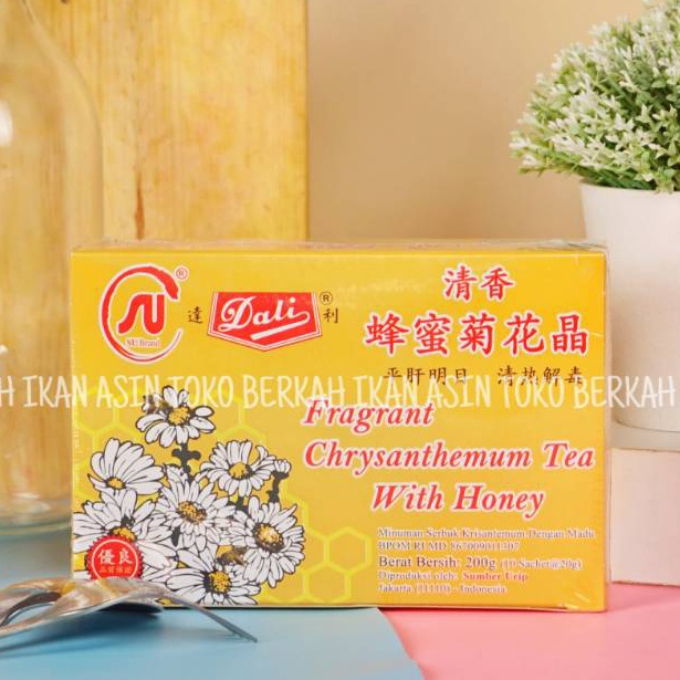 

JVW DALI Chrysanthemum Tea With Honey SU Brand 200gr / Teh Kembang Putih Dengan Madu Laris