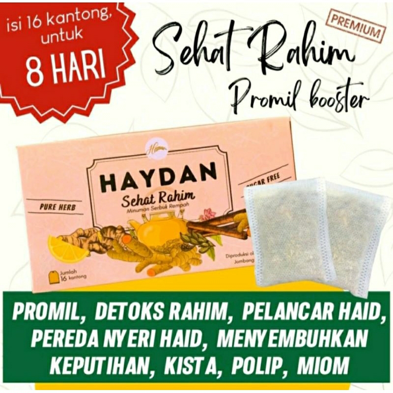 

HAID LANCAR | KEPUTIHAN | KISTA | PCO PCOS | PROMIL | Sehat Rahim | Detox Rahim | Pelancar Haid