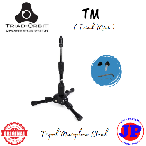 Triad Orbit TM Triad Mini Tripod Microphone Stand Mikrofon Stand