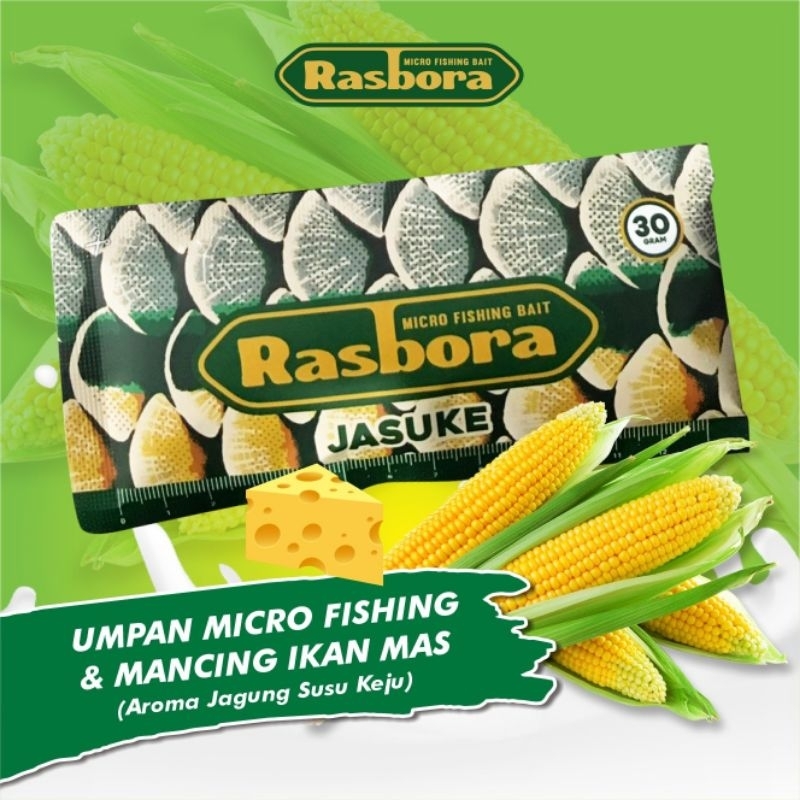 UMPAN RASBORA JASUKE WANGI SPECIAL 30 GRAM (KEMASAN KECIL)