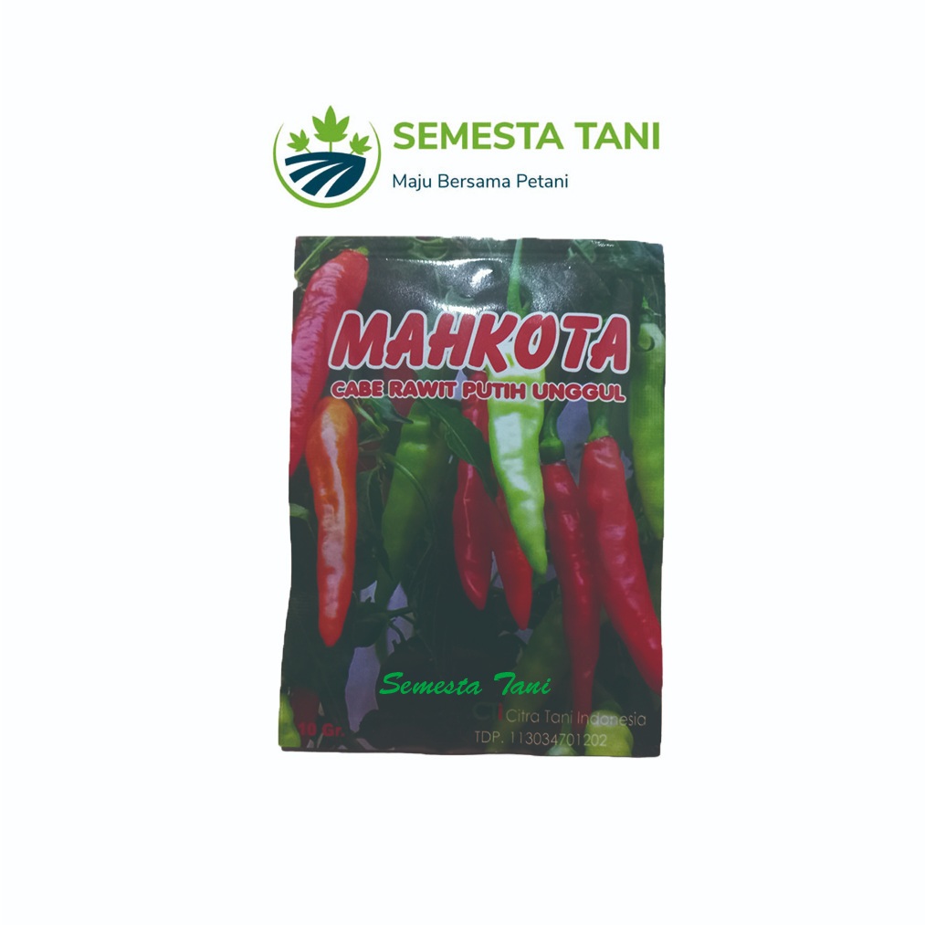 Benih Cabe Rawit Putih Unggul Mahkota 10 gr