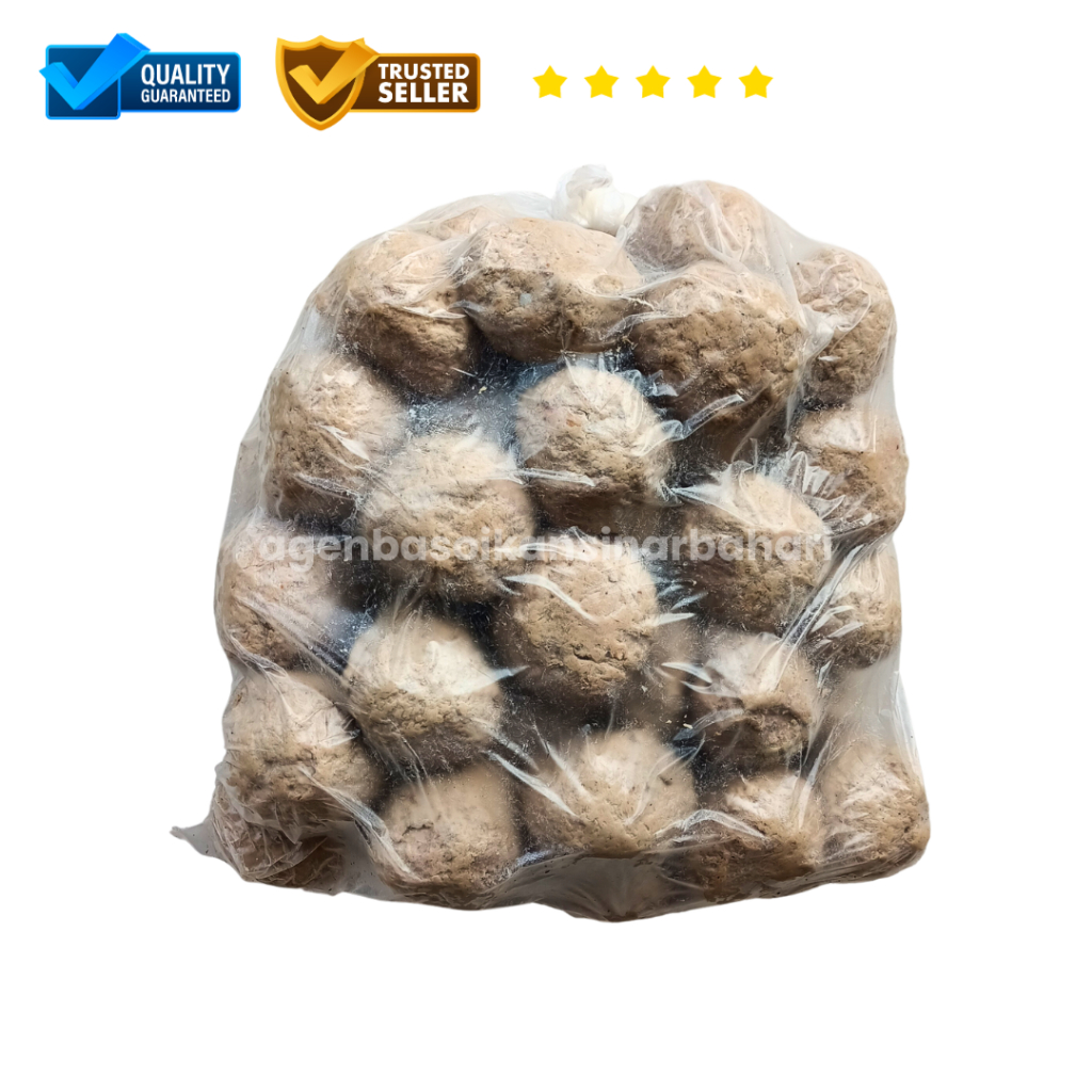 BAKSO / BASO IKAN SINAR BAHARI BANDUNG 1 Bal Bakso Ikan Jumbo Isi Tetelan / Cabe