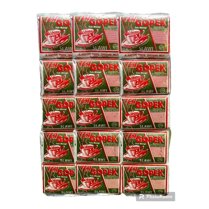 

TEH CAP GOPEK 1slop (10pcs x 40g) , TEH TUBRUK/TEH JAWA