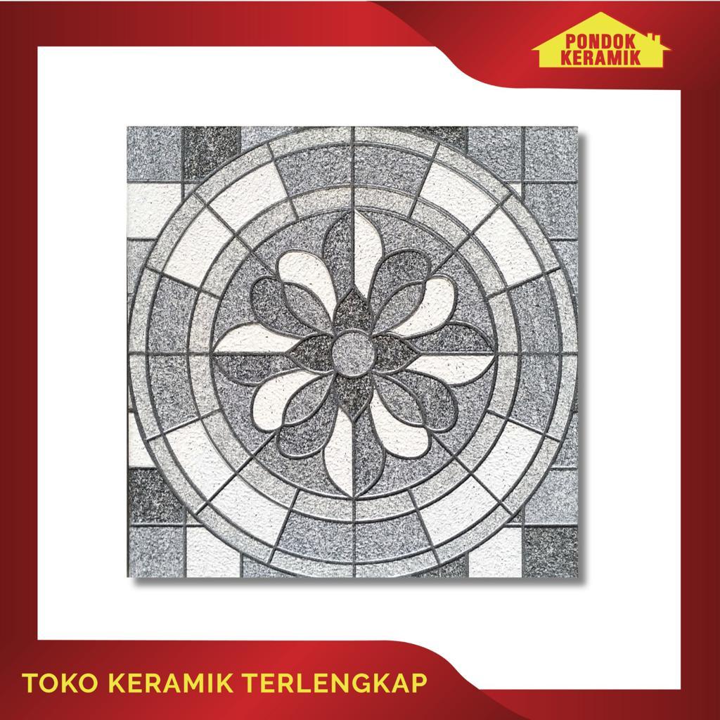 Keramik Lantai Centro Grande 50x50 Jaguar Grey / Keramik Butu Alam