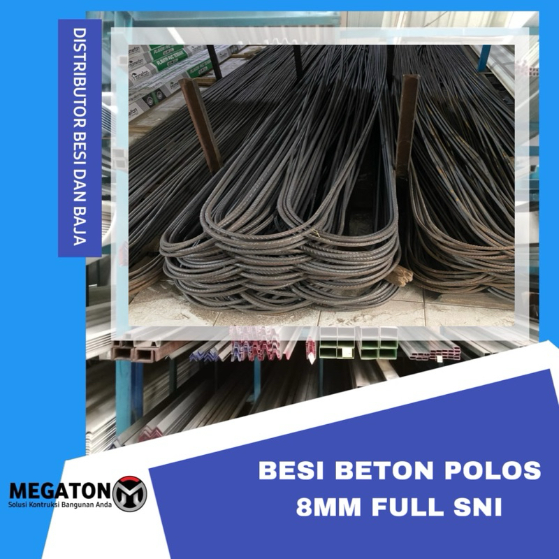 BESI BETON POLOS FULL SNI 8mm