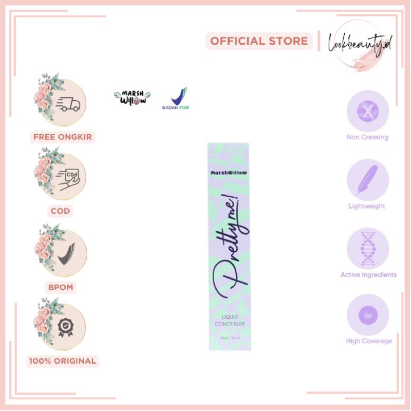 MARSHWILLOW LIQUID CONCEALER PRETTY ME BY NATASHA WILLONA