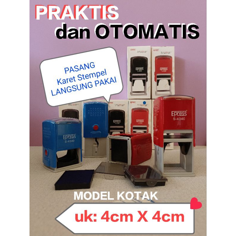 

Stempel Epress Otomatis Bulat 2,5cm