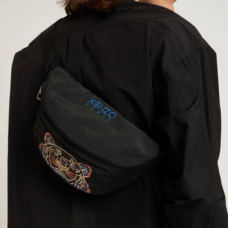 Original Kenzo Canvas Kampus Tiger Bumbag /  Belt Bag Regular