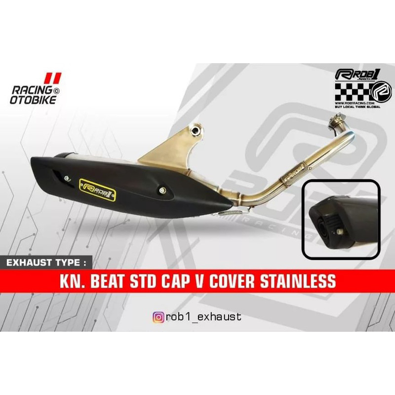Knalpot Rob1 Beat Old / Scoopy / Vario fi