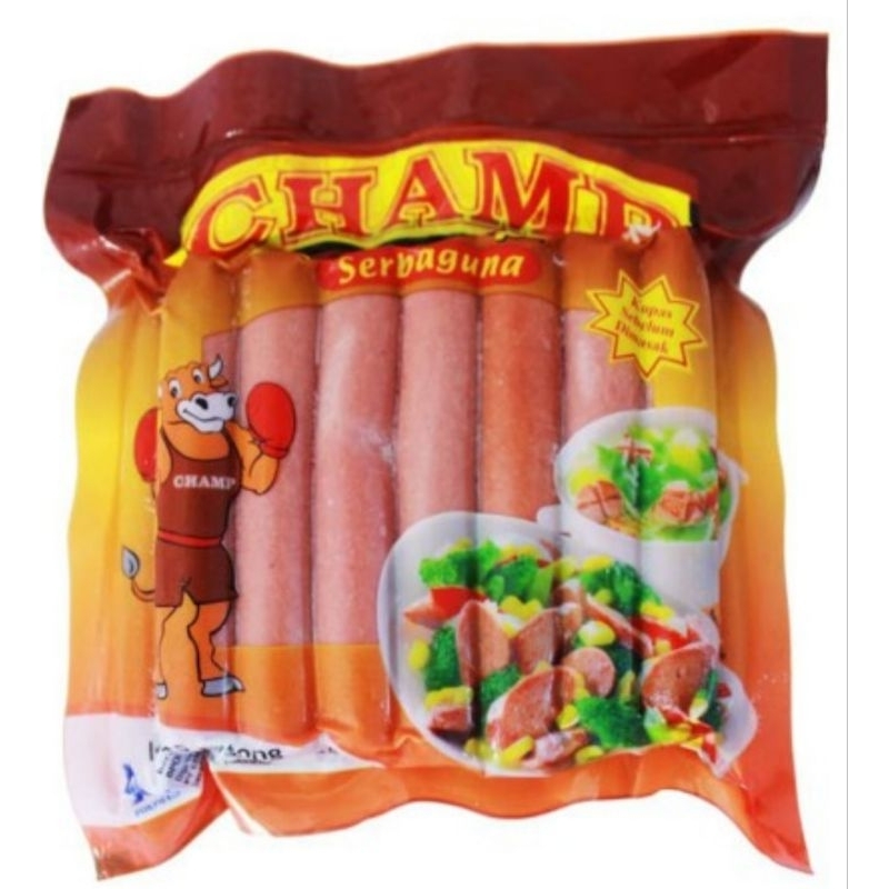 

[INSTAN ONLY] Champ Sosis Sapi 375g isi 15pcs / Sosis Champ