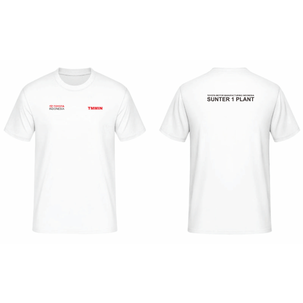 T-SHIRT KAOS PT TOYOTA TMMIN SUNTER PLANT