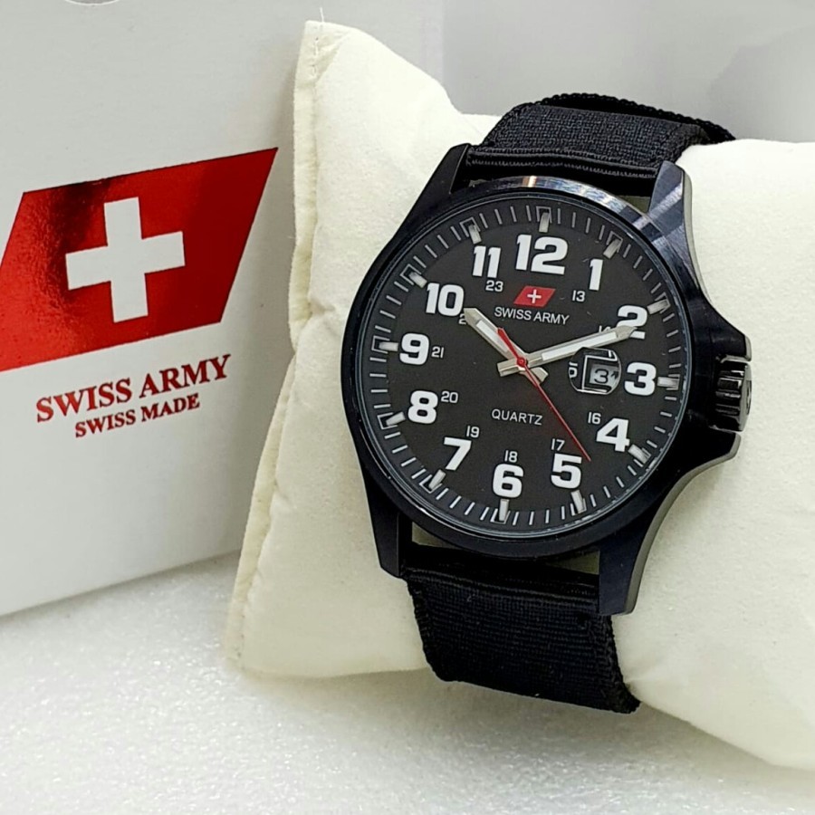 JAM TANGAN SWISS ARMY PRIA ORIGINAL 100% WATER RESIST DAPAT BOX ORI