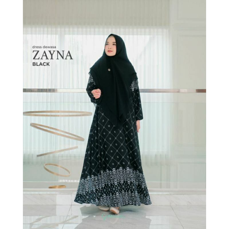 ZAYNA DRESS BY GREENISM [ SARIMBIT ZAYNA ZAYN GREENISM 2023 ]