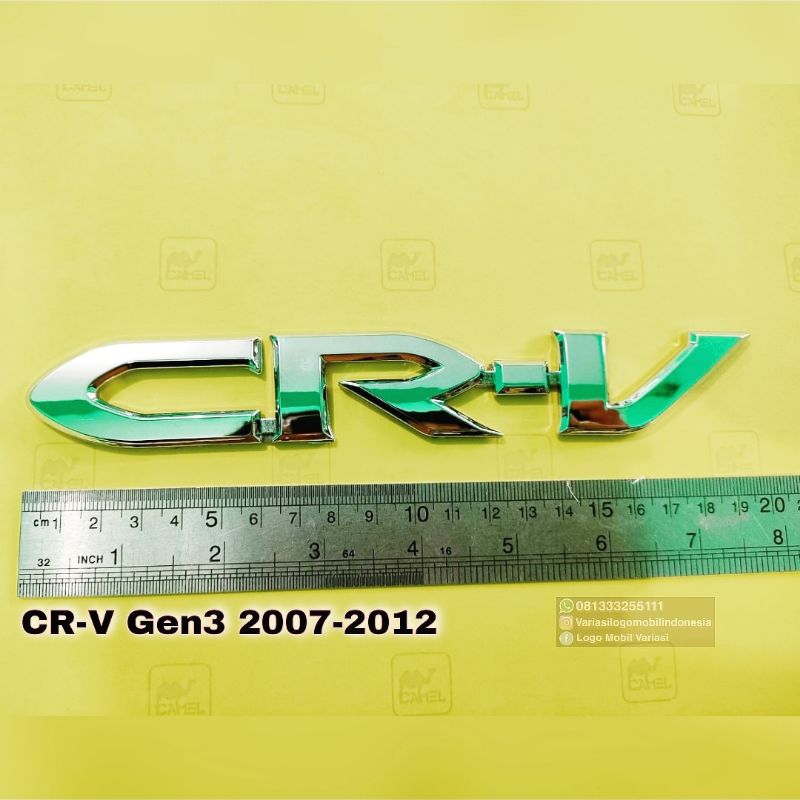 Emblem logo honda CRV gen3 g3 ukuran original bagasi crv tahun 2007 2008 2009 2010 2011 2012