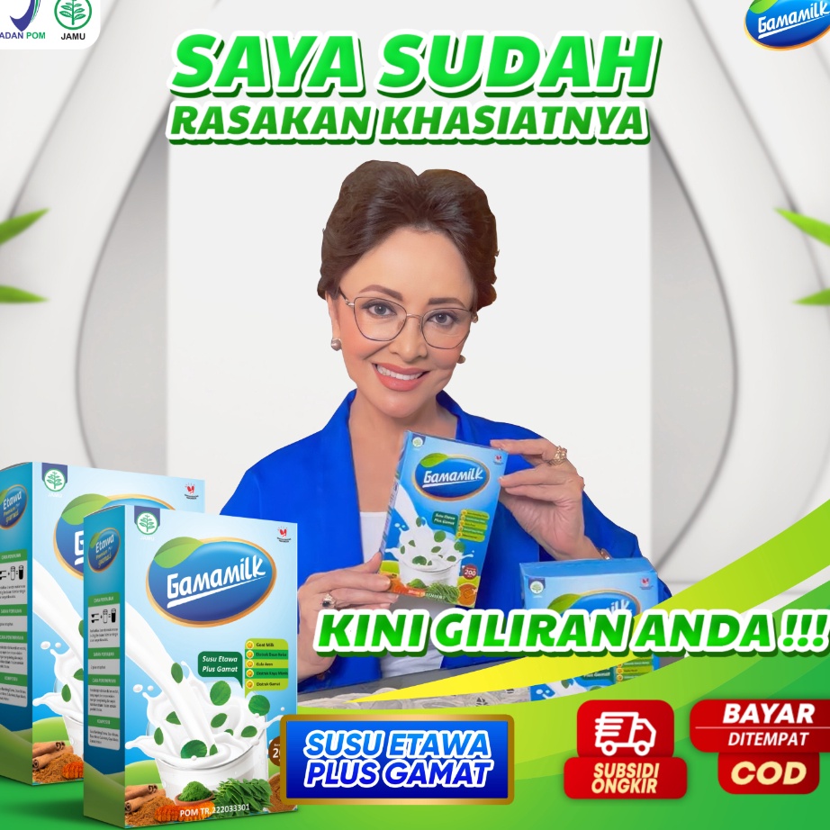 

[KODE ZVNS9] GAMAMILK ORIGINAL- Susu Etawa Solusi Rematik dan Asam Urat