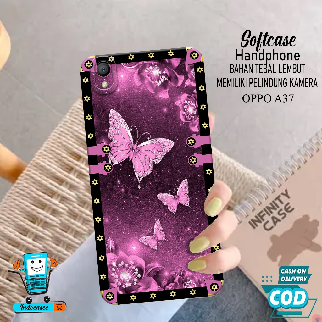 Softcase Oppo A37- Case Oppo A37 - Fashion Lucu - Casing Oppo A37 - Kesing Oppo A37 - Silikon Tpu - 