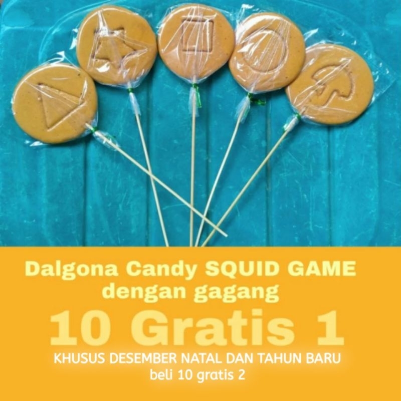 

Dalgona Candy SQUID GAME || Permen dalgona dengan gagang seperti lollipop