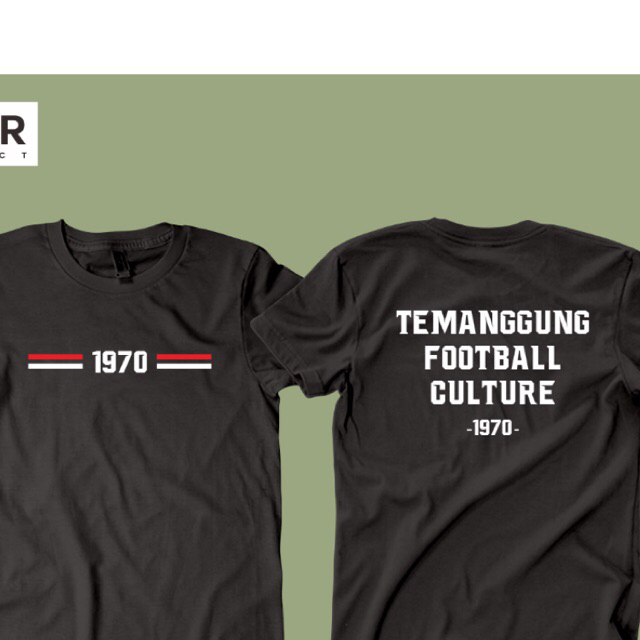 T SHIRT PERSITEMA TEMANGGUNG FOOTBALL CULTURE 1970