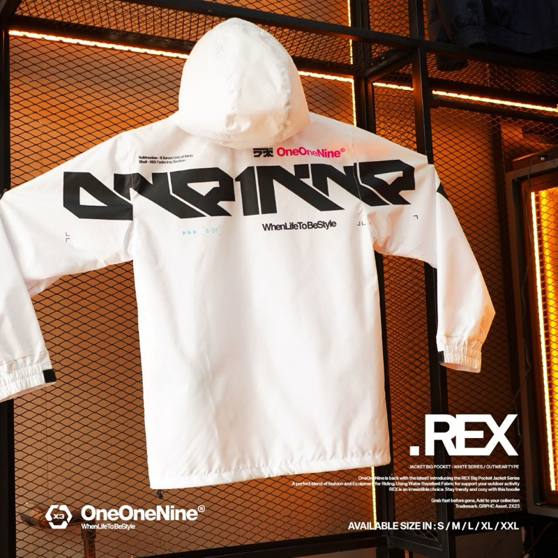 JACKET BIG POCKET REX WHITE SERIES | KSR ONEONENINE