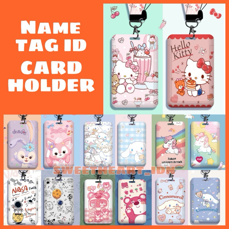 gantungan name tag ID Card Holder / Gantungan Kartu Nama / Tali ID Card / Tempat Kartu ID Card holde