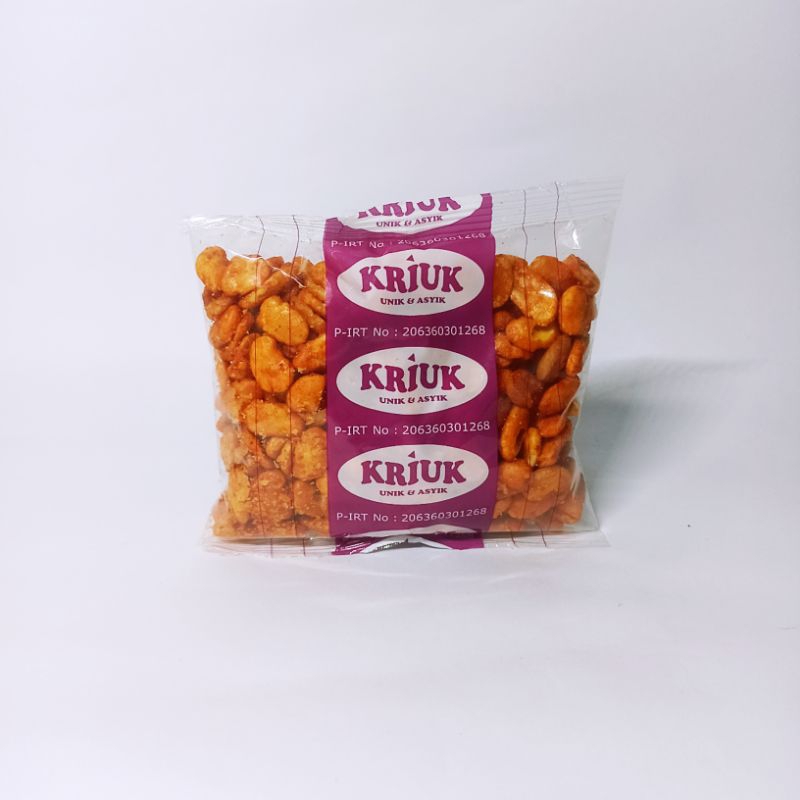 

Kriuk Snack Kacang Koro Kupas Pedas