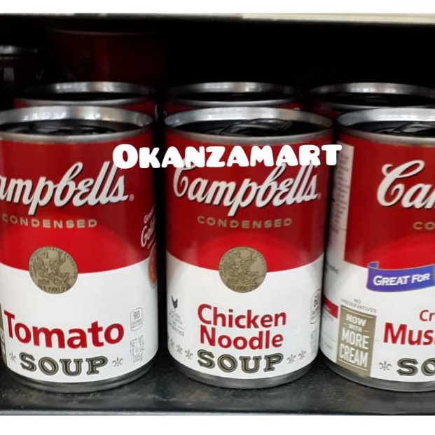 

Mur@h Bang3t Campbell's Campbells Condensed Soup All Variant 305gr Spesial Discount