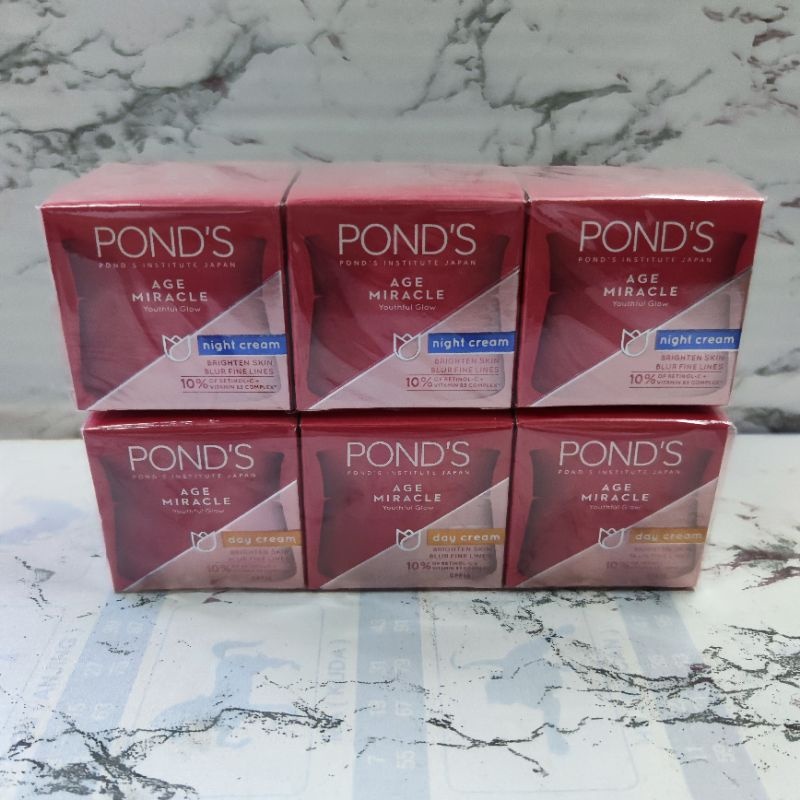 PONDS AGE MIRACLE ORIGINAL DAY, NIGHT CREAM 10gr, PONDS AGE MIRACLE MINI, PONDS CREAM AGE MIRACLE, PONDS AGE MIRACLE