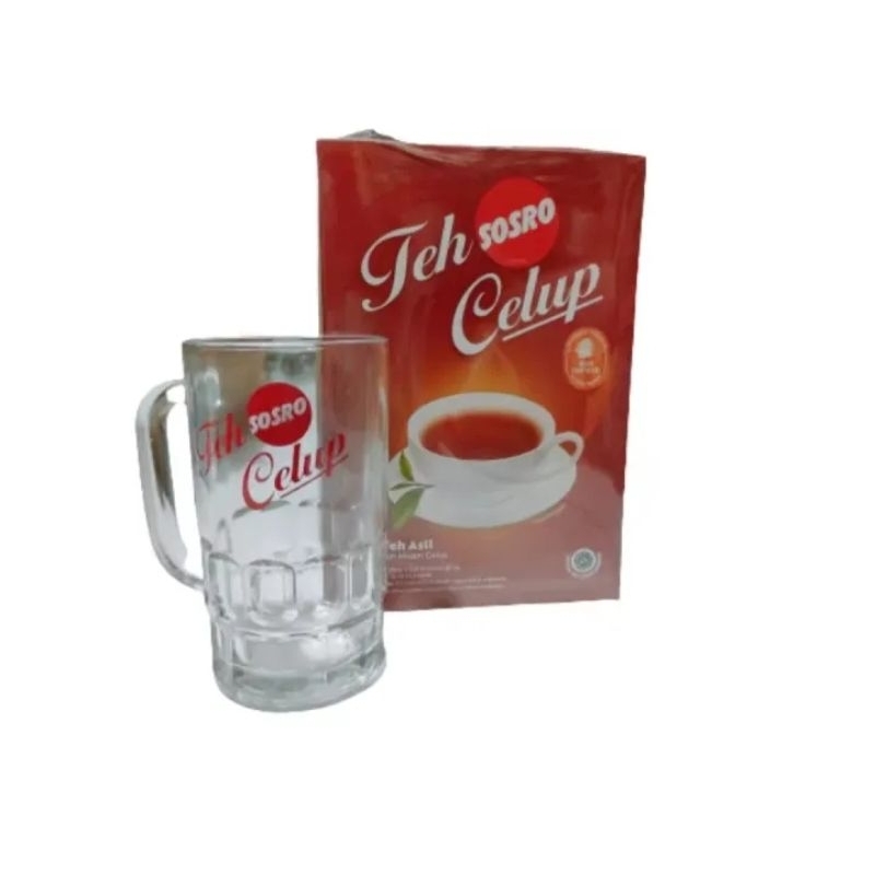 

Sosro Black Tea Teh Celup (100Bags / 1Box) Free Gelas Gagang - Teh Alami