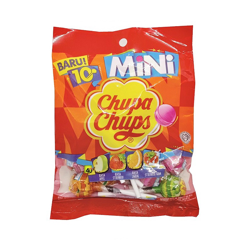 

!!IVR Chupa Chups MINI Lollipop - Pack isi 10 pcs Bst Terlaris ┌（