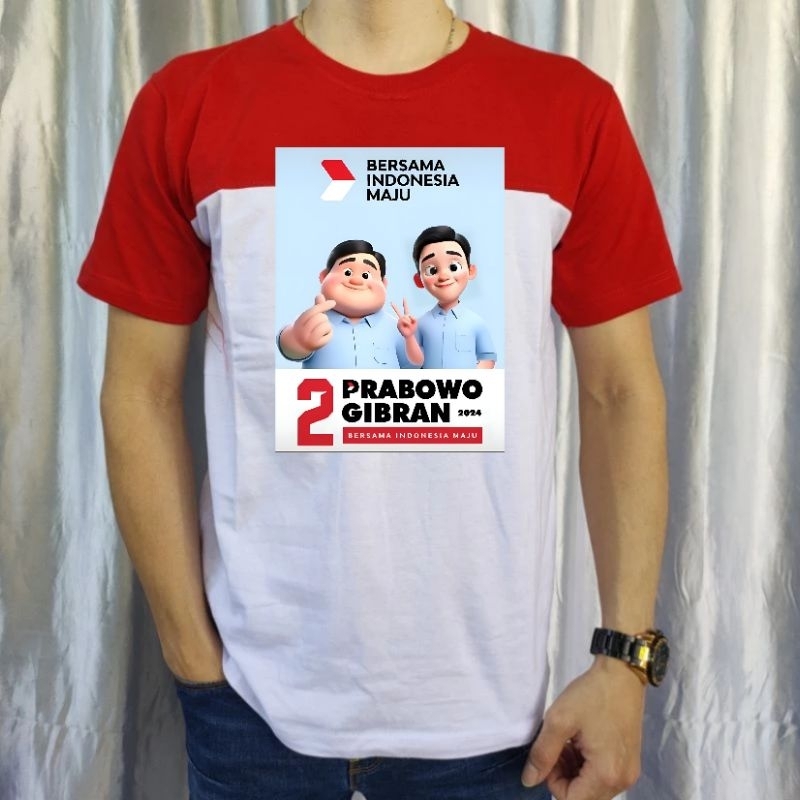 KOA MERAH PUTIH KAOS VIRAL PRABOWO GIBRAN GEMOY