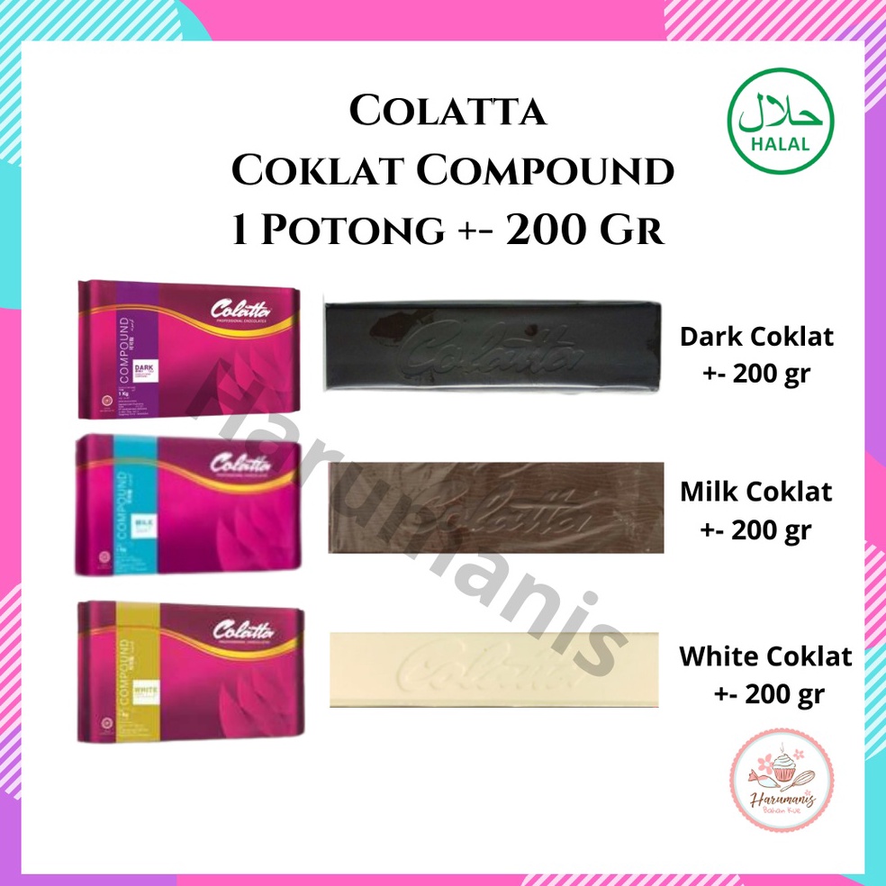 

[WHB39] Colatta Coklat Batang +- 200gr Dark Coklat Milk Coklat White Coklat 8pfbr