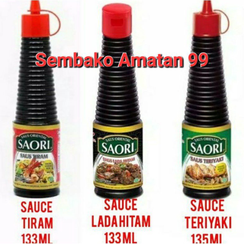 

[✃J12&] Saori Saos Tiram 133ml Saori Saus Tiram Saori Teriyaki Saori Lada Hitam 133 Ml [242]