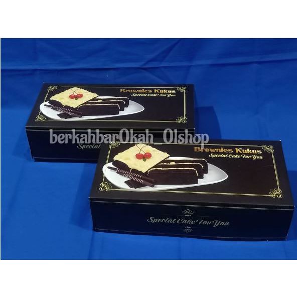 

KEMASAN KARDUS BROWNIES KUKUS Uk. 25 x 12 x 7 PER PCS ( ECER)