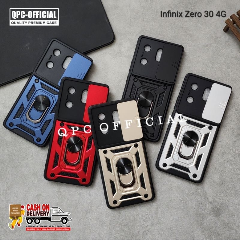 Infinix Note 30 Infinix Note 30 Pro Case ARMOR SLIDE PROTECT KAMERA Case Robot Slide Kamera + RingSt