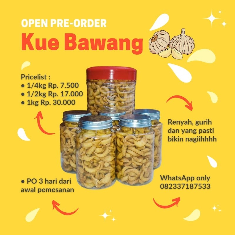 

PO Kue Bawang Mba Dewi Cantik