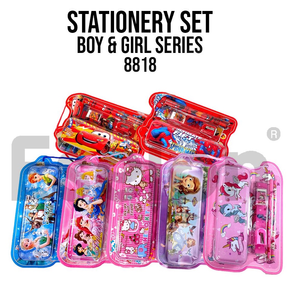 

[Produk ER73] Stationery set / Alat tulis set / Paket alat tulis / Stationery set fancy 8818 8bpmy