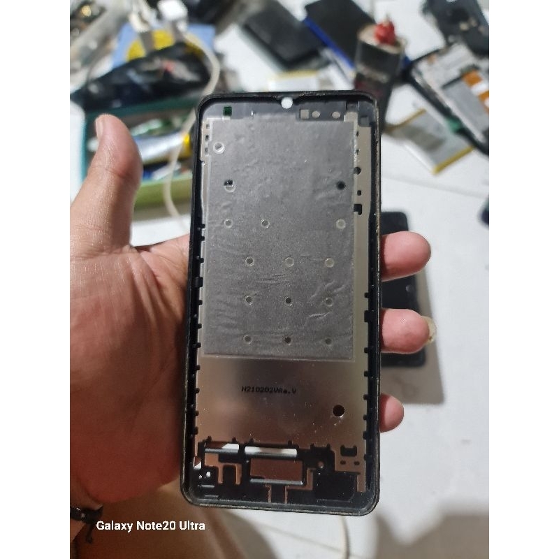 FRAME DUDUKAN LCD SAMSUNG A02 ORI COPOTAN