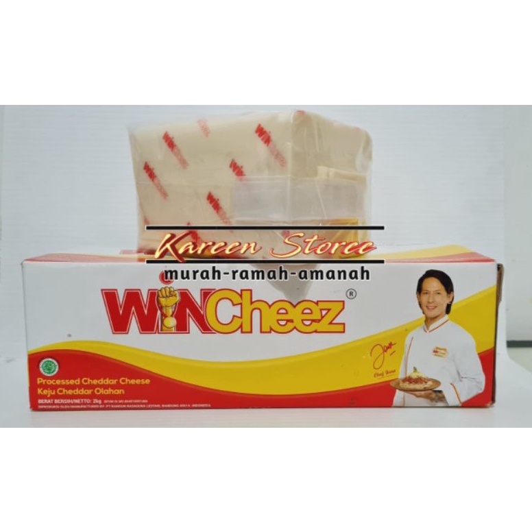 

100 Keju Cheddar WINCheez 1kg Laris ∇