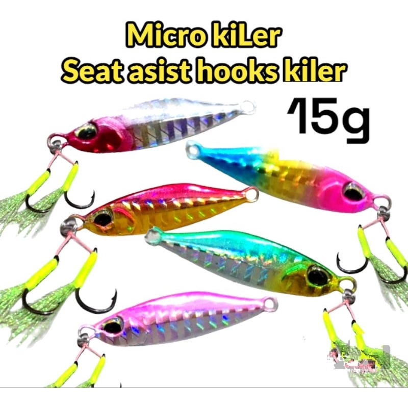 micro jig 15g10g micro jig 10 gram micro jig 7g micro jig 15g 20g metal jig kiler umpan jig umpan ca