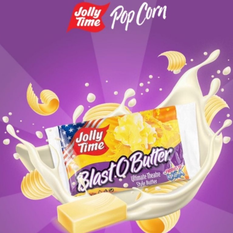 

33 Popcorn Jolly Time Blast O Butter / Pop corn rasa Mentega 76