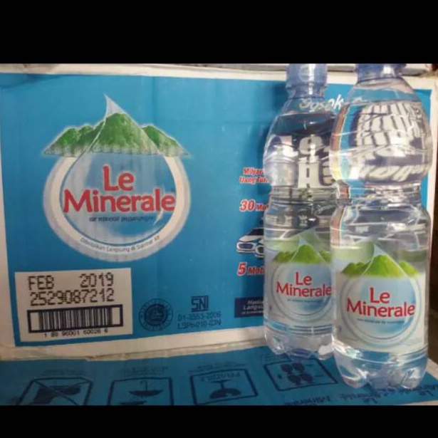 

[HLY37] LE MINERALE BOTOL 600 ML khusus gojek 70